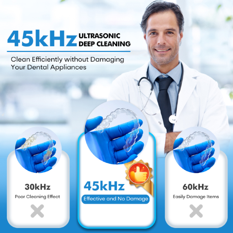 假牙清洁器 白色