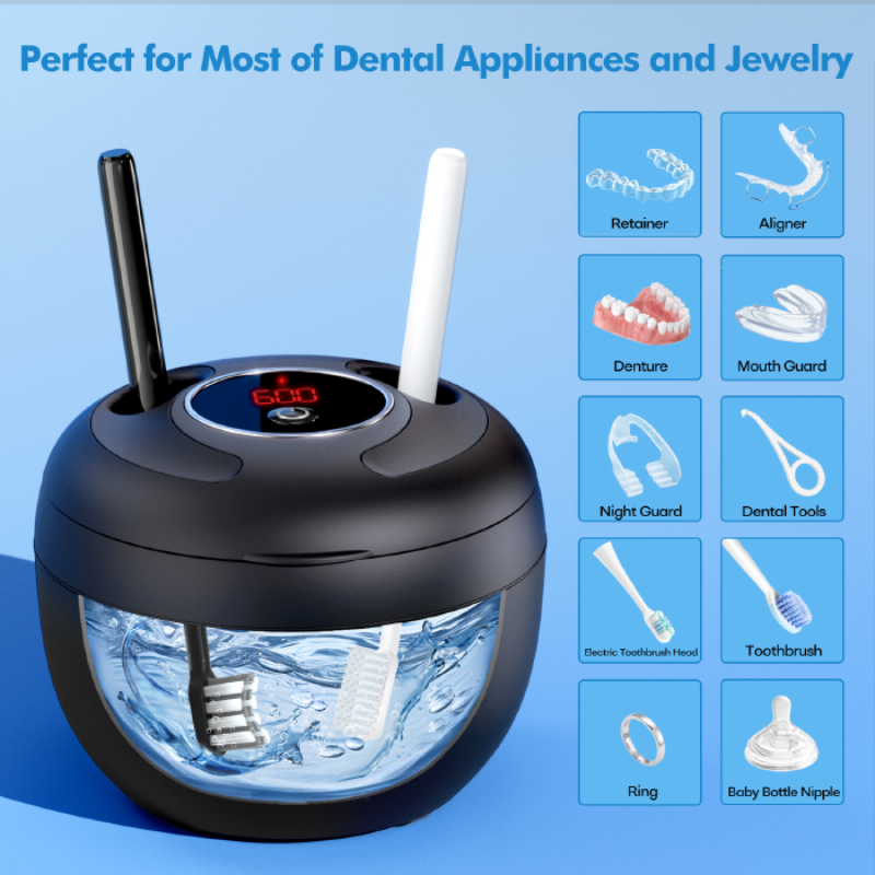 假牙清洁器 黑色