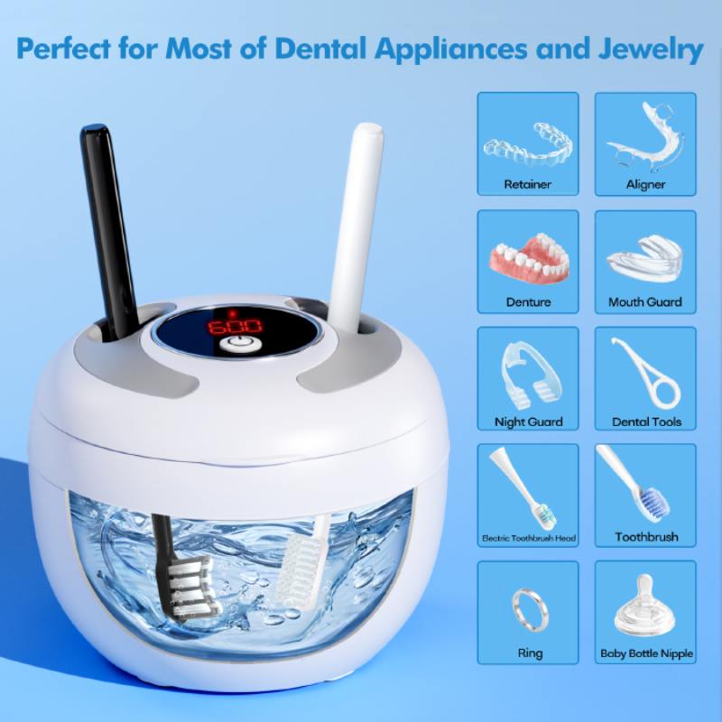 假牙清洁器 白色