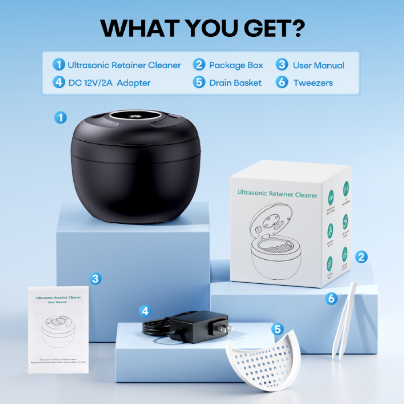 假牙清洁器 黑色