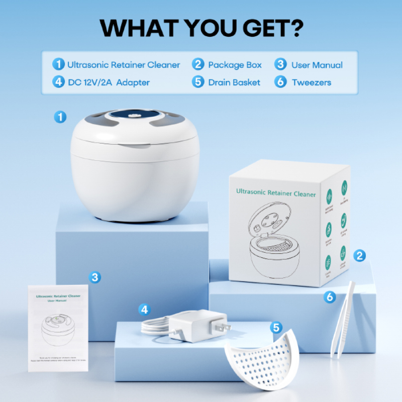 假牙清洁器 白色