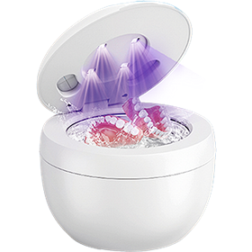 假牙清洁器 白色